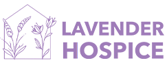 Logo of Lavender Hospice, one of the best hospice facilities near me, featuring purple text with the name Lavender Hospice to the right. On the left, an illustration of lavender sprigs with delicate leaves and flowers in purple conveys a sense of calm and care.